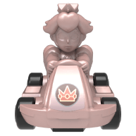 Pink Gold Peach Kart